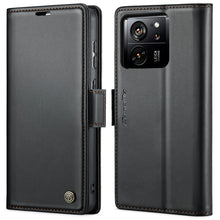 Load image into Gallery viewer, CaseMe 023 Butterfly Buckle Litchi Texture RFID Anti-theft Leather Phone Case, For Xiaomi Redmi Note 13 5G, For Xiaomi Redmi Note 13 Pro+ 5G, For Xiaomi Redmi Note 13 Pro 5G, For Xiaomi Redmi 12 4G／12 5G／Note 12R／POCO M6 Pro 5G, For Xiaomi 13T/13T Pro ...