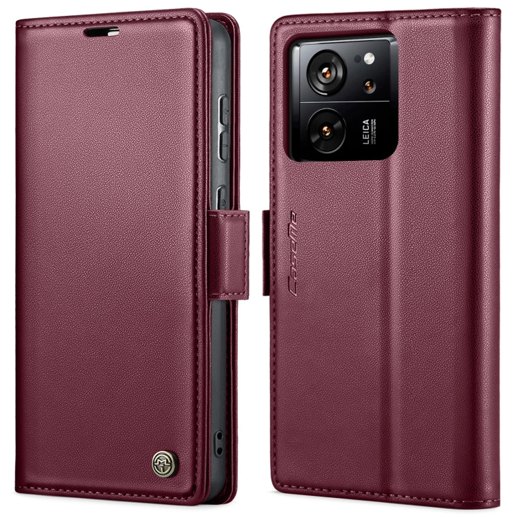 CaseMe 023 Butterfly Buckle Litchi Texture RFID Anti-theft Leather Phone Case, For Xiaomi Redmi Note 13 5G, For Xiaomi Redmi Note 13 Pro+ 5G, For Xiaomi Redmi Note 13 Pro 5G, For Xiaomi Redmi 12 4G／12 5G／Note 12R／POCO M6 Pro 5G, For Xiaomi 13T/13T Pro ...