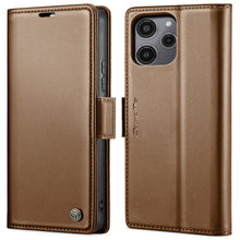 Load image into Gallery viewer, CaseMe 023 Butterfly Buckle Litchi Texture RFID Anti-theft Leather Phone Case, For Xiaomi Redmi Note 13 Pro 4G, For Xiaomi Redmi Note 13 4G, For Xiaomi Redmi 13C 4G / 13C 5G, For Xiaomi Poco C65 4G, For Xiaomi Poco X6 Pro 5G/Redmi K70E 5G              ...