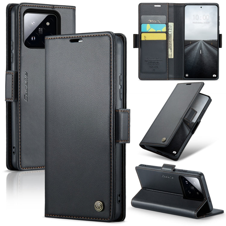 CaseMe 023 Butterfly Buckle Litchi Texture RFID Anti-theft Leather Phone Case, For Xiaomi Redmi Note 13 Pro 4G, For Xiaomi Redmi Note 13 4G, For Xiaomi Redmi 13C 4G / 13C 5G, For Xiaomi Poco C65 4G, For Xiaomi Poco X6 Pro 5G/Redmi K70E 5G              ...
