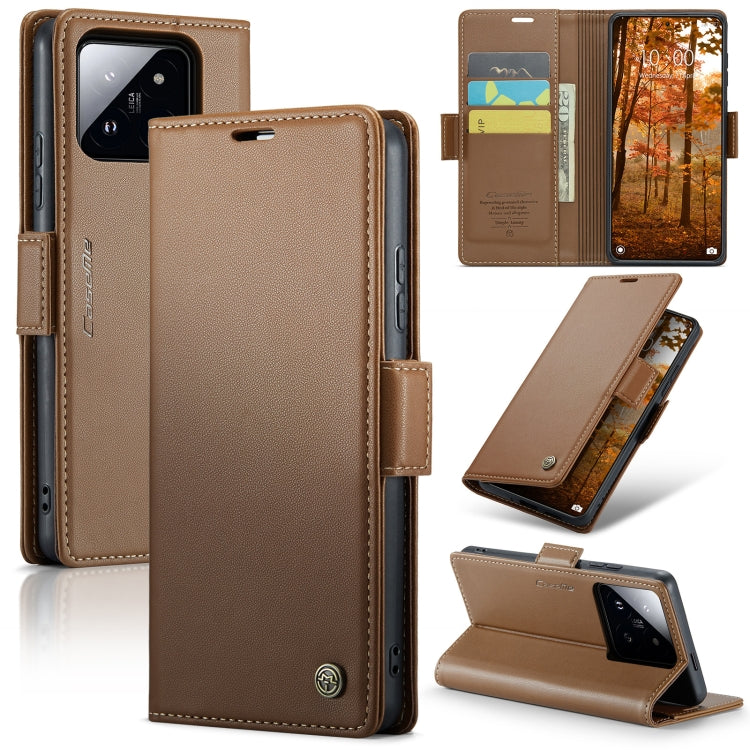CaseMe 023 Butterfly Buckle Litchi Texture RFID Anti-theft Leather Phone Case, For Xiaomi Redmi Note 13 Pro 4G, For Xiaomi Redmi Note 13 4G, For Xiaomi Redmi 13C 4G / 13C 5G, For Xiaomi Poco C65 4G, For Xiaomi Poco X6 Pro 5G/Redmi K70E 5G              ...