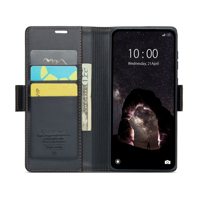 CaseMe 023 Butterfly Buckle Litchi Texture RFID Anti-theft Leather Phone Case, For Xiaomi Redmi Note 13 5G, For Xiaomi Redmi Note 13 Pro+ 5G, For Xiaomi Redmi Note 13 Pro 5G, For Xiaomi Redmi 12 4G／12 5G／Note 12R／POCO M6 Pro 5G, For Xiaomi 13T/13T Pro ...