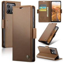 Load image into Gallery viewer, CaseMe 023 Butterfly Buckle Litchi Texture RFID Anti-theft Leather Phone Case, For Xiaomi Redmi Note 13 5G, For Xiaomi Redmi Note 13 Pro+ 5G, For Xiaomi Redmi Note 13 Pro 5G, For Xiaomi Redmi 12 4G／12 5G／Note 12R／POCO M6 Pro 5G, For Xiaomi 13T/13T Pro ...