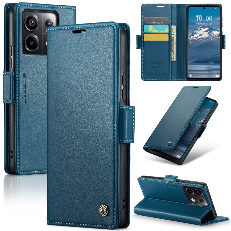 CaseMe 023 Butterfly Buckle Litchi Texture RFID Anti-theft Leather Phone Case, For Xiaomi Redmi Note 13 5G, For Xiaomi Redmi Note 13 Pro+ 5G, For Xiaomi Redmi Note 13 Pro 5G, For Xiaomi Redmi 12 4G／12 5G／Note 12R／POCO M6 Pro 5G, For Xiaomi 13T/13T Pro ...