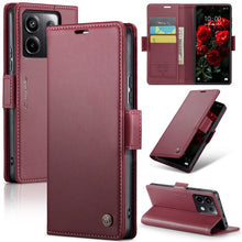 Load image into Gallery viewer, CaseMe 023 Butterfly Buckle Litchi Texture RFID Anti-theft Leather Phone Case, For Xiaomi Redmi Note 13 Pro 4G, For Xiaomi Redmi Note 13 4G, For Xiaomi Redmi 13C 4G / 13C 5G, For Xiaomi Poco C65 4G, For Xiaomi Poco X6 Pro 5G/Redmi K70E 5G              ...