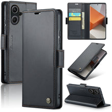 Load image into Gallery viewer, CaseMe 023 Butterfly Buckle Litchi Texture RFID Anti-theft Leather Phone Case, For Xiaomi Redmi Note 13 5G, For Xiaomi Redmi Note 13 Pro+ 5G, For Xiaomi Redmi Note 13 Pro 5G, For Xiaomi Redmi 12 4G／12 5G／Note 12R／POCO M6 Pro 5G, For Xiaomi 13T/13T Pro ...