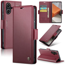 Load image into Gallery viewer, CaseMe 023 Butterfly Buckle Litchi Texture RFID Anti-theft Leather Phone Case, For Xiaomi Redmi Note 13 5G, For Xiaomi Redmi Note 13 Pro+ 5G, For Xiaomi Redmi Note 13 Pro 5G, For Xiaomi Redmi 12 4G／12 5G／Note 12R／POCO M6 Pro 5G, For Xiaomi 13T/13T Pro ...