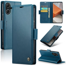 Load image into Gallery viewer, CaseMe 023 Butterfly Buckle Litchi Texture RFID Anti-theft Leather Phone Case, For Xiaomi Redmi Note 13 5G, For Xiaomi Redmi Note 13 Pro+ 5G, For Xiaomi Redmi Note 13 Pro 5G, For Xiaomi Redmi 12 4G／12 5G／Note 12R／POCO M6 Pro 5G, For Xiaomi 13T/13T Pro ...