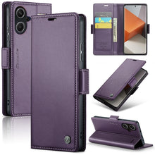 Load image into Gallery viewer, CaseMe 023 Butterfly Buckle Litchi Texture RFID Anti-theft Leather Phone Case, For Xiaomi Redmi Note 13 5G, For Xiaomi Redmi Note 13 Pro+ 5G, For Xiaomi Redmi Note 13 Pro 5G, For Xiaomi Redmi 12 4G／12 5G／Note 12R／POCO M6 Pro 5G, For Xiaomi 13T/13T Pro ...