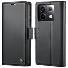 Load image into Gallery viewer, CaseMe 023 Butterfly Buckle Litchi Texture RFID Anti-theft Leather Phone Case, For Xiaomi Redmi Note 13 Pro 4G, For Xiaomi Redmi Note 13 4G, For Xiaomi Redmi 13C 4G / 13C 5G, For Xiaomi Poco C65 4G, For Xiaomi Poco X6 Pro 5G/Redmi K70E 5G              ...