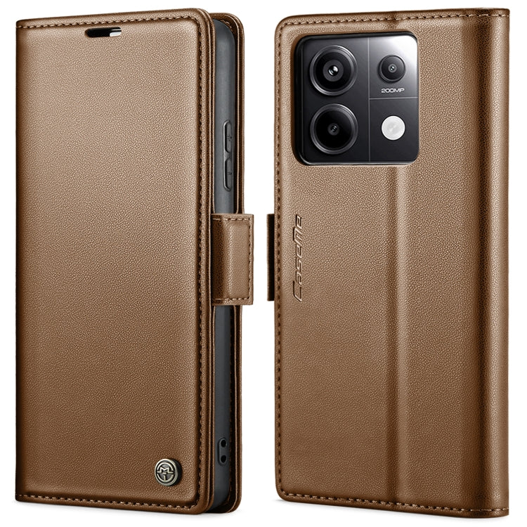 CaseMe 023 Butterfly Buckle Litchi Texture RFID Anti-theft Leather Phone Case, For Xiaomi Redmi Note 13 Pro 4G, For Xiaomi Redmi Note 13 4G, For Xiaomi Redmi 13C 4G / 13C 5G, For Xiaomi Poco C65 4G, For Xiaomi Poco X6 Pro 5G/Redmi K70E 5G              ...