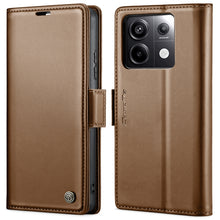 Load image into Gallery viewer, CaseMe 023 Butterfly Buckle Litchi Texture RFID Anti-theft Leather Phone Case, For Xiaomi Redmi Note 13 Pro 4G, For Xiaomi Redmi Note 13 4G, For Xiaomi Redmi 13C 4G / 13C 5G, For Xiaomi Poco C65 4G, For Xiaomi Poco X6 Pro 5G/Redmi K70E 5G              ...