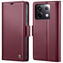 Load image into Gallery viewer, CaseMe 023 Butterfly Buckle Litchi Texture RFID Anti-theft Leather Phone Case, For Xiaomi Redmi Note 13 Pro 4G, For Xiaomi Redmi Note 13 4G, For Xiaomi Redmi 13C 4G / 13C 5G, For Xiaomi Poco C65 4G, For Xiaomi Poco X6 Pro 5G/Redmi K70E 5G              ...