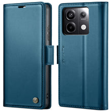 Load image into Gallery viewer, CaseMe 023 Butterfly Buckle Litchi Texture RFID Anti-theft Leather Phone Case, For Xiaomi Redmi Note 13 Pro 4G, For Xiaomi Redmi Note 13 4G, For Xiaomi Redmi 13C 4G / 13C 5G, For Xiaomi Poco C65 4G, For Xiaomi Poco X6 Pro 5G/Redmi K70E 5G              ...