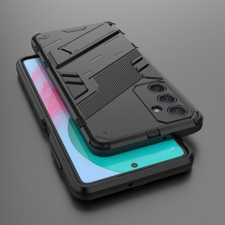 Punk Armor 2 in 1 PC + TPU Phone Case with Holder, For Samsung Galaxy M54 5G, For Samsung Galaxy M34 India