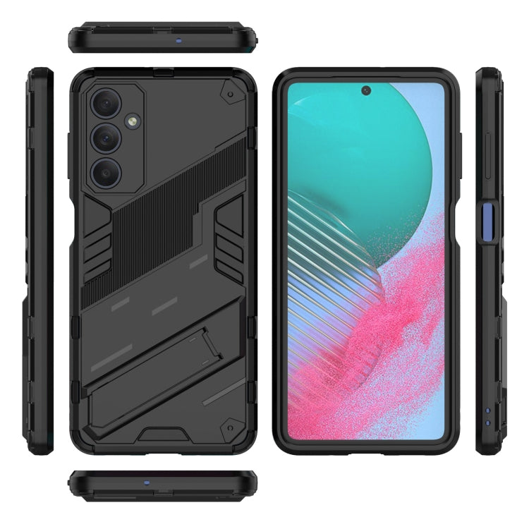 Punk Armor 2 in 1 PC + TPU Phone Case with Holder, For Samsung Galaxy M54 5G, For Samsung Galaxy M34 India