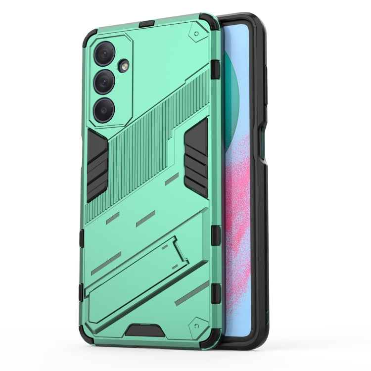Punk Armor 2 in 1 PC + TPU Phone Case with Holder, For Samsung Galaxy M54 5G, For Samsung Galaxy M34 India