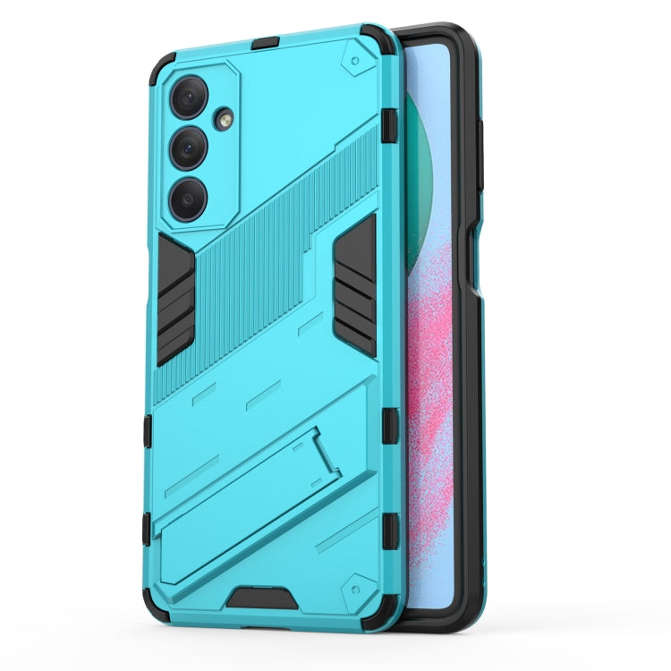 Punk Armor 2 in 1 PC + TPU Phone Case with Holder, For Samsung Galaxy M54 5G, For Samsung Galaxy M34 India