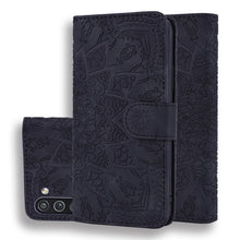 Load image into Gallery viewer, Embossed Sunflower Pattern Horizontal Flip PU Leather Case with Holder &amp; Card Slots &amp; Wallet &amp; Lanyard