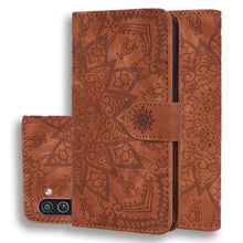 Load image into Gallery viewer, Embossed Sunflower Pattern Horizontal Flip PU Leather Case with Holder &amp; Card Slots &amp; Wallet &amp; Lanyard