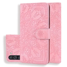 Load image into Gallery viewer, Embossed Sunflower Pattern Horizontal Flip PU Leather Case with Holder &amp; Card Slots &amp; Wallet &amp; Lanyard
