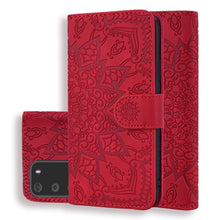 Load image into Gallery viewer, Embossed Sunflower Pattern Horizontal Flip PU Leather Case with Holder &amp; Card Slots &amp; Wallet &amp; Lanyard