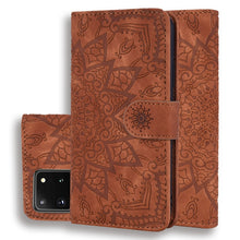 Load image into Gallery viewer, Embossed Sunflower Pattern Horizontal Flip PU Leather Case with Holder &amp; Card Slots &amp; Wallet &amp; Lanyard