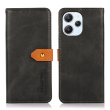 Load image into Gallery viewer, KHAZNEH Dual-color Cowhide Texture Flip Leather Phone Case, For Xiaomi Redmi 12 4G, For Xiaomi Redmi Note 12S 4G