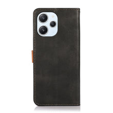 Load image into Gallery viewer, KHAZNEH Dual-color Cowhide Texture Flip Leather Phone Case, For Xiaomi Redmi 12 4G, For Xiaomi Redmi Note 12S 4G