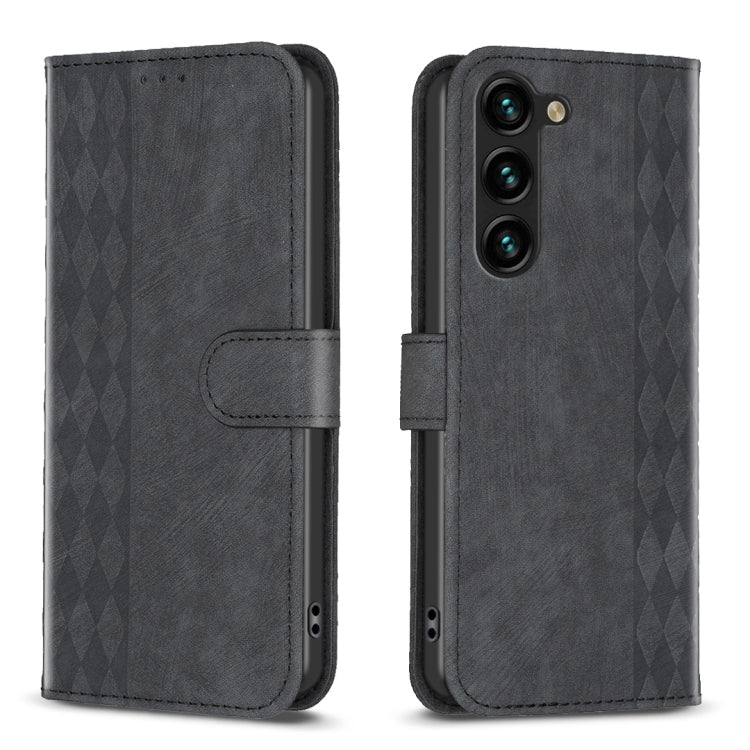 Plaid Embossed Leather Phone Case, For Samsung Galaxy A25 5G, For Samsung Galaxy S23 5G, For Samsung Galaxy A55, For Samsung Galaxy A35, For Samsung Galaxy S24 Ultra 5G, For Samsung Galaxy A15, For Samsung Galaxy S24+ 5G, For Samsung Galaxy S23 FE 5G  ...