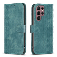 Load image into Gallery viewer, Plaid Embossed Leather Phone Case, For Samsung Galaxy S23 Ultra 5G, For Samsung Galaxy S22 5G, For Samsung Galaxy S22+ 5G, For Samsung Galaxy S22 Ultra 5G, For Samsung Galaxy S21 5G, For Samsung Galaxy S21+ 5G, For Samsung Galaxy S21 Ultra 5G          ...
