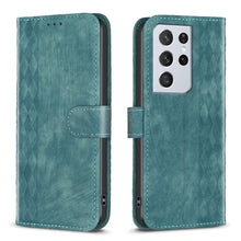 Load image into Gallery viewer, Plaid Embossed Leather Phone Case, For Samsung Galaxy S23 Ultra 5G, For Samsung Galaxy S22 5G, For Samsung Galaxy S22+ 5G, For Samsung Galaxy S22 Ultra 5G, For Samsung Galaxy S21 5G, For Samsung Galaxy S21+ 5G, For Samsung Galaxy S21 Ultra 5G          ...