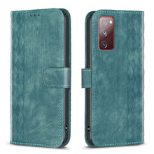 Load image into Gallery viewer, Plaid Embossed Leather Phone Case, For Samsung Galaxy S20+, For Samsung Galaxy S20 FE, For Samsung Galaxy S20 Ultra, For Samsung Galaxy A03s / A02s, For Samsung Galaxy A12, For Samsung Galaxy A13 4G/5G, For Samsung Galaxy A14 4G/5G                     ...