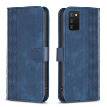 Load image into Gallery viewer, Plaid Embossed Leather Phone Case, For Samsung Galaxy S20+, For Samsung Galaxy S20 FE, For Samsung Galaxy S20 Ultra, For Samsung Galaxy A03s / A02s, For Samsung Galaxy A12, For Samsung Galaxy A13 4G/5G, For Samsung Galaxy A14 4G/5G                     ...