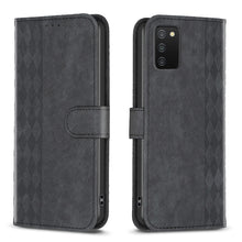 Load image into Gallery viewer, Plaid Embossed Leather Phone Case, For Samsung Galaxy S20+, For Samsung Galaxy S20 FE, For Samsung Galaxy S20 Ultra, For Samsung Galaxy A03s / A02s, For Samsung Galaxy A12, For Samsung Galaxy A13 4G/5G, For Samsung Galaxy A14 4G/5G                     ...