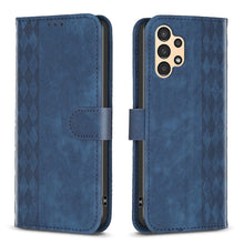 Load image into Gallery viewer, Plaid Embossed Leather Phone Case, For Samsung Galaxy S20+, For Samsung Galaxy S20 FE, For Samsung Galaxy S20 Ultra, For Samsung Galaxy A03s / A02s, For Samsung Galaxy A12, For Samsung Galaxy A13 4G/5G, For Samsung Galaxy A14 4G/5G                     ...