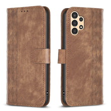 Load image into Gallery viewer, Plaid Embossed Leather Phone Case, For Samsung Galaxy S20+, For Samsung Galaxy S20 FE, For Samsung Galaxy S20 Ultra, For Samsung Galaxy A03s / A02s, For Samsung Galaxy A12, For Samsung Galaxy A13 4G/5G, For Samsung Galaxy A14 4G/5G                     ...