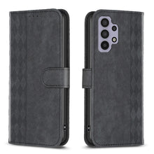 Load image into Gallery viewer, Plaid Embossed Leather Phone Case, For Samsung Galaxy A24 4G, For Samsung Galaxy A31, For Samsung Galaxy A32 4G, For Samsung Galaxy A32 5G, For Samsung Galaxy A33, For Samsung Galaxy A34, For Samsung Galaxy A41, For Samsung Galaxy A42 5G               ...
