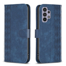 Load image into Gallery viewer, Plaid Embossed Leather Phone Case, For Samsung Galaxy A24 4G, For Samsung Galaxy A31, For Samsung Galaxy A32 4G, For Samsung Galaxy A32 5G, For Samsung Galaxy A33, For Samsung Galaxy A34, For Samsung Galaxy A41, For Samsung Galaxy A42 5G               ...