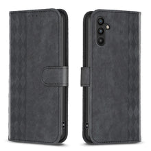 Load image into Gallery viewer, Plaid Embossed Leather Phone Case, For Samsung Galaxy A24 4G, For Samsung Galaxy A31, For Samsung Galaxy A32 4G, For Samsung Galaxy A32 5G, For Samsung Galaxy A33, For Samsung Galaxy A34, For Samsung Galaxy A41, For Samsung Galaxy A42 5G               ...