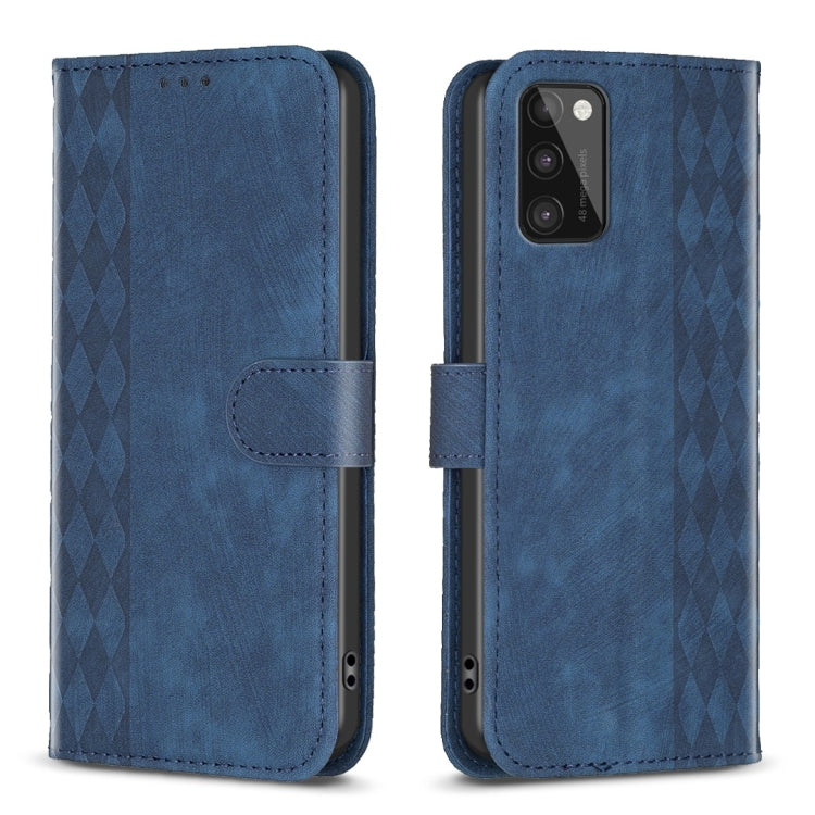 Plaid Embossed Leather Phone Case, For Samsung Galaxy A24 4G, For Samsung Galaxy A31, For Samsung Galaxy A32 4G, For Samsung Galaxy A32 5G, For Samsung Galaxy A33, For Samsung Galaxy A34, For Samsung Galaxy A41, For Samsung Galaxy A42 5G               ...