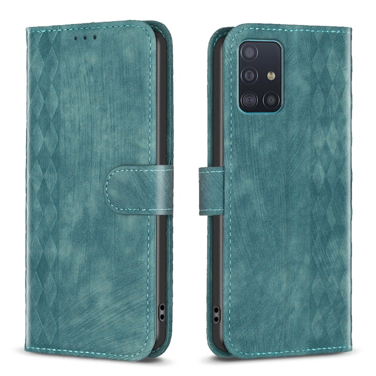 Plaid Embossed Leather Phone Case, For Samsung Galaxy A24 4G, For Samsung Galaxy A31, For Samsung Galaxy A32 4G, For Samsung Galaxy A32 5G, For Samsung Galaxy A33, For Samsung Galaxy A34, For Samsung Galaxy A41, For Samsung Galaxy A42 5G               ...