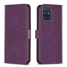 Load image into Gallery viewer, Plaid Embossed Leather Phone Case, For Samsung Galaxy A24 4G, For Samsung Galaxy A31, For Samsung Galaxy A32 4G, For Samsung Galaxy A32 5G, For Samsung Galaxy A33, For Samsung Galaxy A34, For Samsung Galaxy A41, For Samsung Galaxy A42 5G               ...
