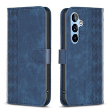 Load image into Gallery viewer, Plaid Embossed Leather Phone Case, For Samsung Galaxy A52 4G/5G, For Samsung Galaxy A53, For Samsung Galaxy A54, For Samsung Galaxy A71 4G, For Samsung Galaxy A72 4G/5G, For Samsung Galaxy A73