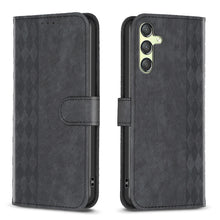 Load image into Gallery viewer, Plaid Embossed Leather Phone Case, For Samsung Galaxy A25 5G, For Samsung Galaxy S23 5G, For Samsung Galaxy A55, For Samsung Galaxy A35, For Samsung Galaxy S24 Ultra 5G, For Samsung Galaxy A15, For Samsung Galaxy S24+ 5G, For Samsung Galaxy S23 FE 5G  ...
