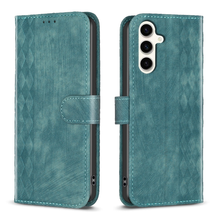 Plaid Embossed Leather Phone Case, For Samsung Galaxy A25 5G, For Samsung Galaxy S23 5G, For Samsung Galaxy A55, For Samsung Galaxy A35, For Samsung Galaxy S24 Ultra 5G, For Samsung Galaxy A15, For Samsung Galaxy S24+ 5G, For Samsung Galaxy S23 FE 5G  ...