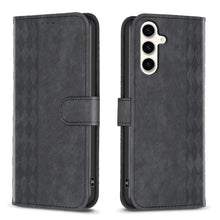 Load image into Gallery viewer, Plaid Embossed Leather Phone Case, For Samsung Galaxy A25 5G, For Samsung Galaxy S23 5G, For Samsung Galaxy A55, For Samsung Galaxy A35, For Samsung Galaxy S24 Ultra 5G, For Samsung Galaxy A15, For Samsung Galaxy S24+ 5G, For Samsung Galaxy S23 FE 5G  ...
