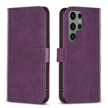 Load image into Gallery viewer, Plaid Embossed Leather Phone Case, For Samsung Galaxy A25 5G, For Samsung Galaxy S23 5G, For Samsung Galaxy A55, For Samsung Galaxy A35, For Samsung Galaxy S24 Ultra 5G, For Samsung Galaxy A15, For Samsung Galaxy S24+ 5G, For Samsung Galaxy S23 FE 5G  ...