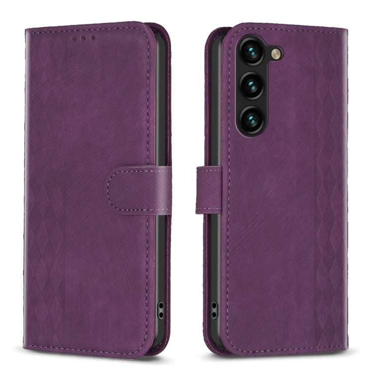 Plaid Embossed Leather Phone Case, For Samsung Galaxy A25 5G, For Samsung Galaxy S23 5G, For Samsung Galaxy A55, For Samsung Galaxy A35, For Samsung Galaxy S24 Ultra 5G, For Samsung Galaxy A15, For Samsung Galaxy S24+ 5G, For Samsung Galaxy S23 FE 5G  ...