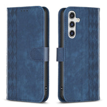 Load image into Gallery viewer, Plaid Embossed Leather Phone Case, For Samsung Galaxy A25 5G, For Samsung Galaxy S23 5G, For Samsung Galaxy A55, For Samsung Galaxy A35, For Samsung Galaxy S24 Ultra 5G, For Samsung Galaxy A15, For Samsung Galaxy S24+ 5G, For Samsung Galaxy S23 FE 5G  ...